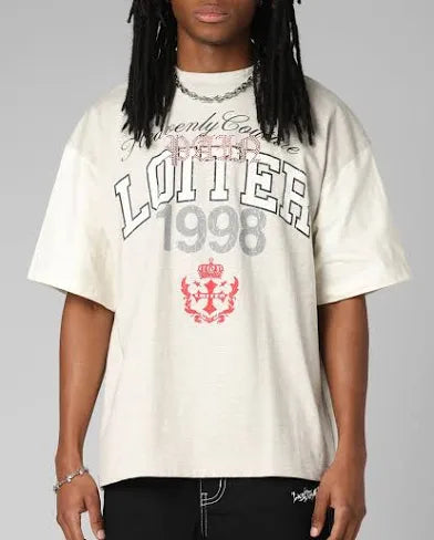 Vintage-Inspired Graphic Tee (Cream)